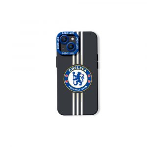 Blue Lion Pride Sport Stripe Silicone Case for Apple iPhone Series