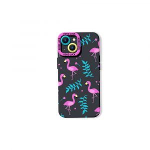 Flamingo Paradise Tropical Charm Silicone Case for Apple iPhone Series
