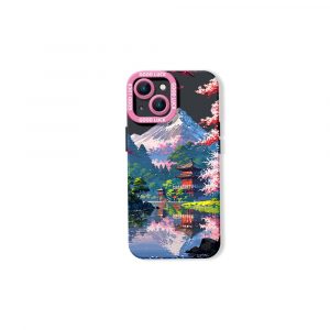 Serene Mountain Escape Silicone Case for Apple iPhone Series
