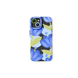 Blue Tulip Bliss Silicone Case for Apple iPhone Series