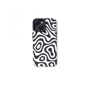 Retro Wave Swirl Silicone Case for Apple iPhone Series