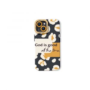 God is Good Leopard Pattern Silicone Case for Apple iPhone Series