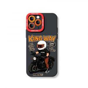 King of the Road Biker Vibe Silicone Case for Apple iPhone Series