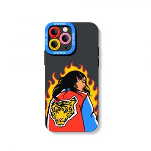 Fierce Flames & Tiger Guardian Silicone Case for Apple iPhone Series