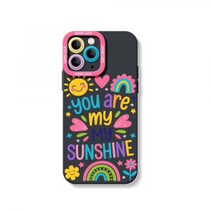 Brighten Your Day Sunshine Vibes Silicone Case for Apple iPhone Series