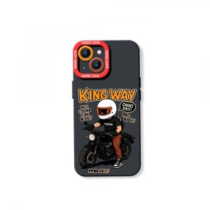King of the Road Biker Vibe Silicone Case for Apple iPhone Series