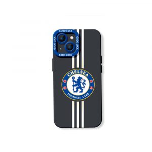 Blue Lion Pride Sport Stripe Silicone Case for Apple iPhone Series