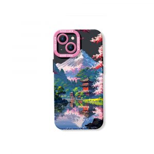 Serene Mountain Escape Silicone Case for Apple iPhone Series