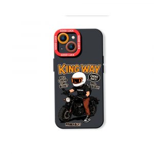 King of the Road Biker Vibe Silicone Case for Apple iPhone Series
