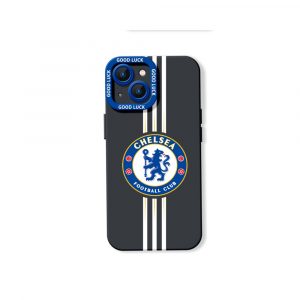 Blue Lion Pride Sport Stripe Silicone Case for Apple iPhone Series