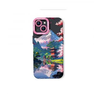 Serene Mountain Escape Silicone Case for Apple iPhone Series