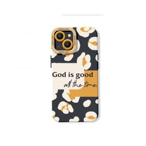 God is Good Leopard Pattern Silicone Case for Apple iPhone Series