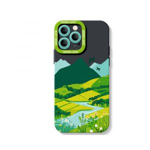 Eco-Haven Landscape Silicone Case for Apple iPhone Series