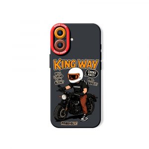 King of the Road Biker Vibe Silicone Case for Apple iPhone Series