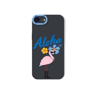 Aloha Flamingo Paradise Silicone Case for Apple iPhone Series