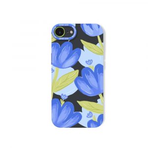 Blue Tulip Bliss Silicone Case for Apple iPhone Series