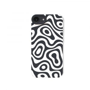 Retro Wave Swirl Silicone Case for Apple iPhone Series