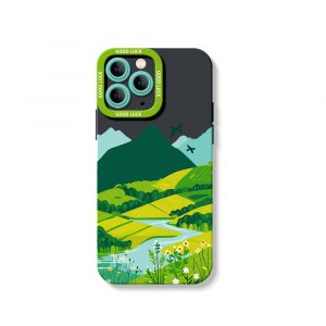 Eco-Haven Landscape Silicone Case for Apple iPhone Series