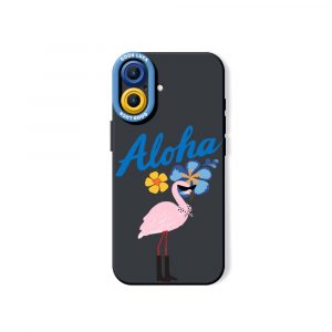Aloha Flamingo Paradise Silicone Case for Apple iPhone Series