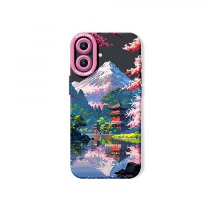Serene Mountain Escape Silicone Case for Apple iPhone Series