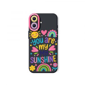 Brighten Your Day Sunshine Vibes Silicone Case for Apple iPhone Series