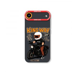 King of the Road Biker Vibe Silicone Case for Apple iPhone Series