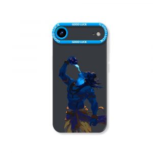 Divine Warrior Illustration Silicone Case for Apple iPhone Series