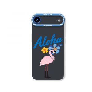Aloha Flamingo Paradise Silicone Case for Apple iPhone Series