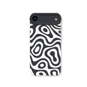 Retro Wave Swirl Silicone Case for Apple iPhone Series