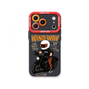 King of the Road Biker Vibe Silicone Case for Apple iPhone Series