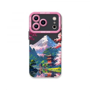 Serene Mountain Escape Silicone Case for Apple iPhone Series