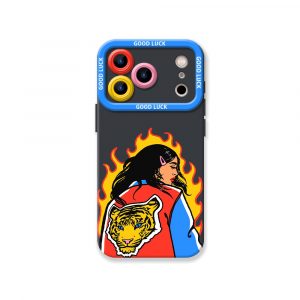 Fierce Flames & Tiger Guardian Silicone Case for Apple iPhone Series