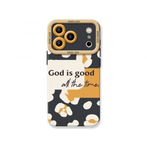 God is Good Leopard Pattern Silicone Case for Apple iPhone Series