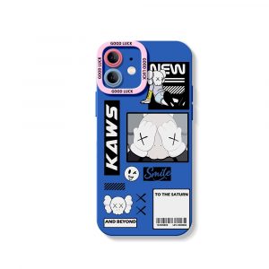 Pop Art Chic KAWS Edition Silicone Case for Apple iPhone Series