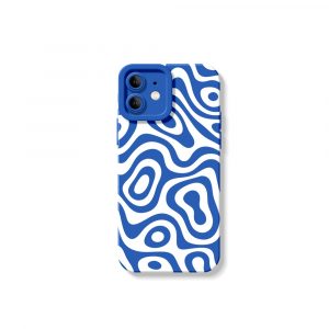 Retro Wave Swirl Silicone Case for Apple iPhone Series