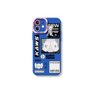 Pop Art Chic KAWS Edition Silicone Case for Apple iPhone Series