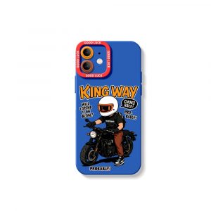 King of the Road Biker Vibe Silicone Case for Apple iPhone Series