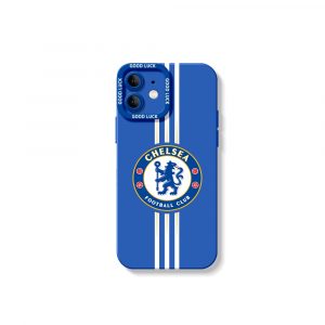 Blue Lion Pride Sport Stripe Silicone Case for Apple iPhone Series