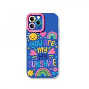 Brighten Your Day Sunshine Vibes Silicone Case for Apple iPhone Series