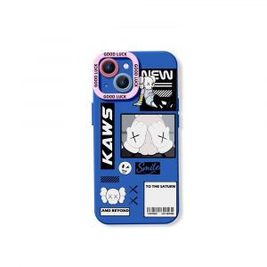 Pop Art Chic KAWS Edition Silicone Case for Apple iPhone Series