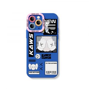 Pop Art Chic KAWS Edition Silicone Case for Apple iPhone Series