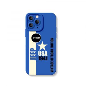 Vintage Offroad Americana Vibe Silicone Case for Apple iPhone Series
