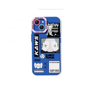 Pop Art Chic KAWS Edition Silicone Case for Apple iPhone Series