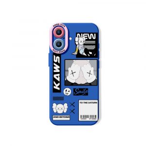 Pop Art Chic KAWS Edition Silicone Case for Apple iPhone Series