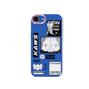 Pop Art Chic KAWS Edition Silicone Case for Apple iPhone Series