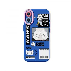 Pop Art Chic KAWS Edition Silicone Case for Apple iPhone Series