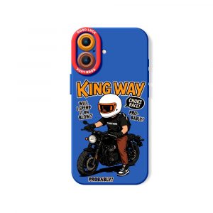 King of the Road Biker Vibe Silicone Case for Apple iPhone Series