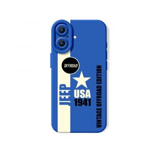Vintage Offroad Americana Vibe Silicone Case for Apple iPhone Series