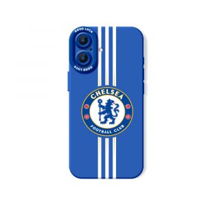 Blue Lion Pride Sport Stripe Silicone Case for Apple iPhone Series