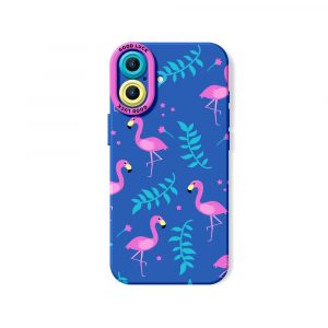Flamingo Paradise Tropical Charm Silicone Case for Apple iPhone Series